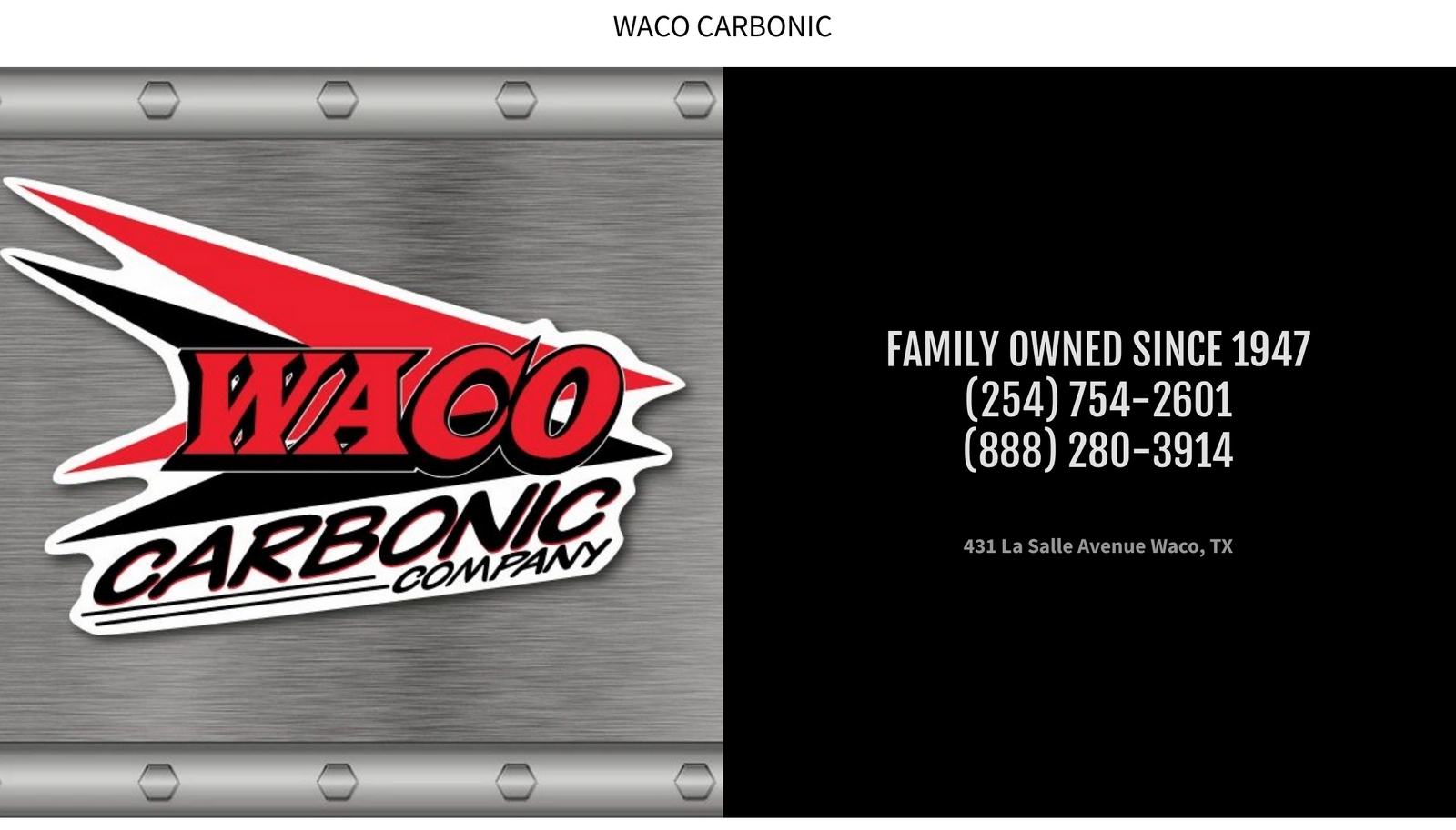 www.wacocarbonic.com